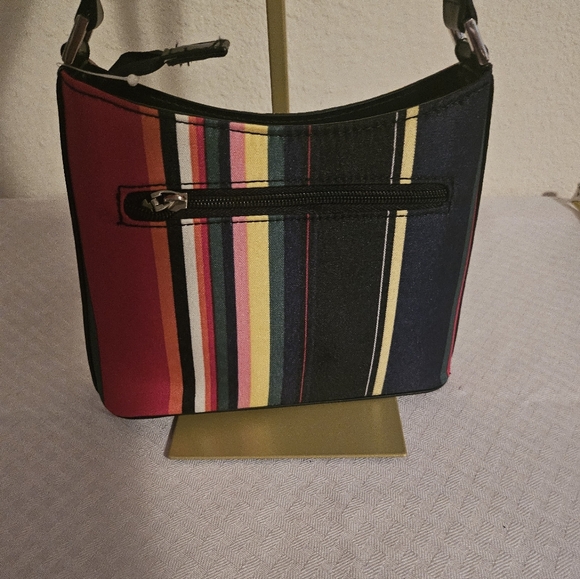 Striped Multicolor Shoulder Bag - Picture 7 of 11